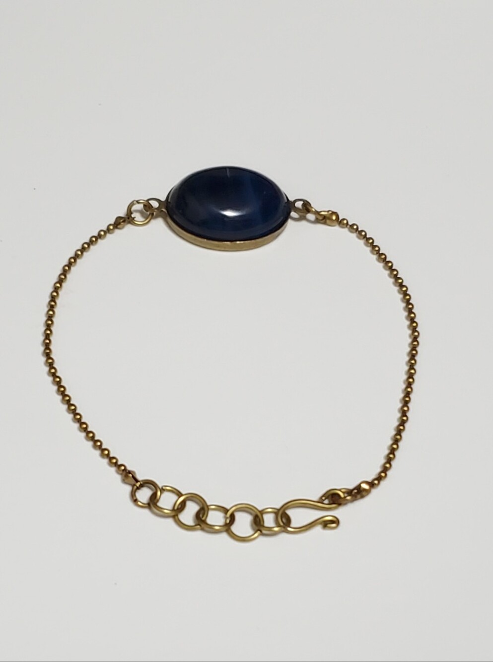 Antique  Deep Blue Stone Cabochon